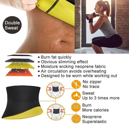 Waist Trainer Trimmer Sweat Belt